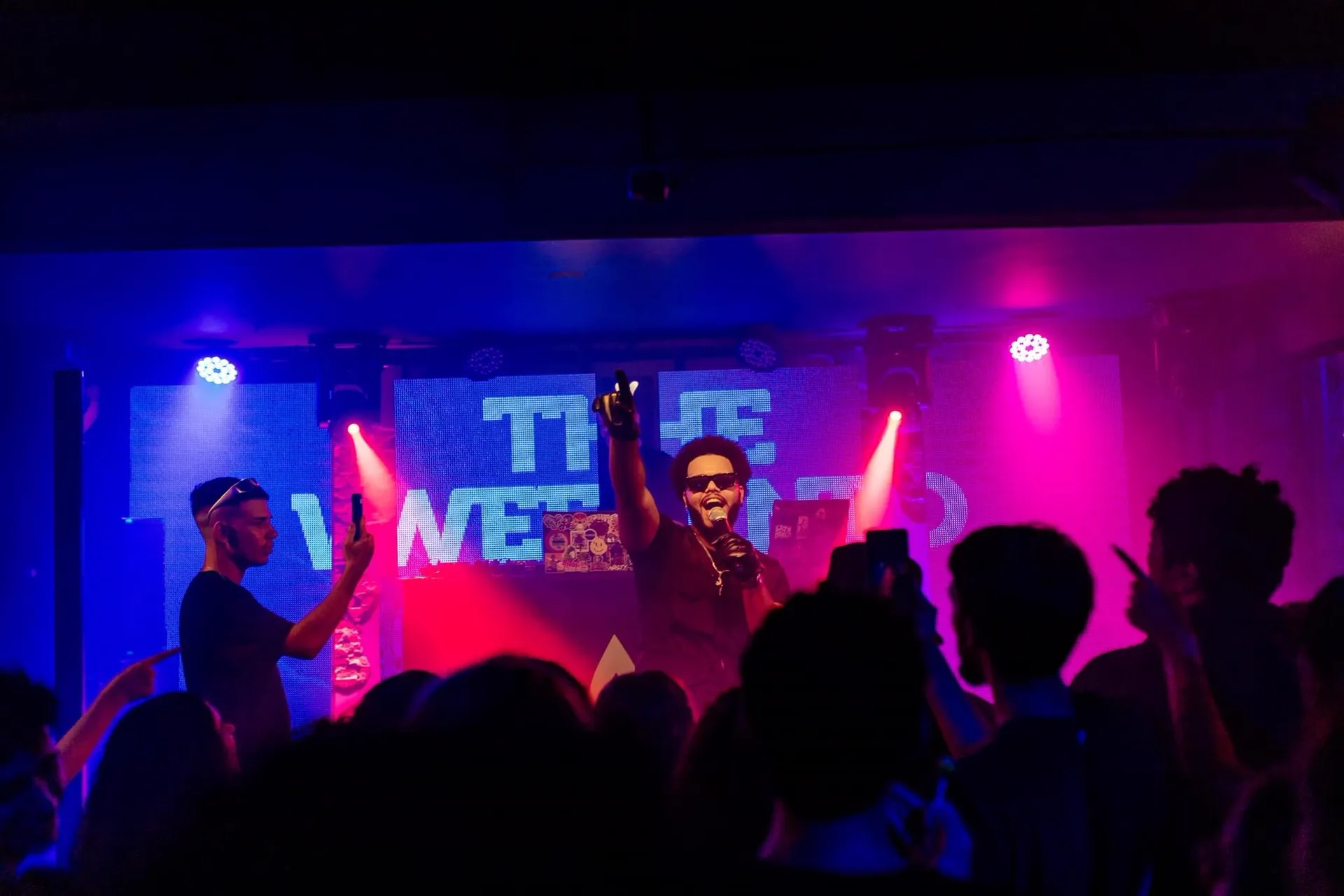 Marcos Kennedy on stage during a live set